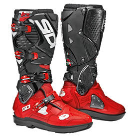 Sidi Crossfire 3 SRS Boots Size 10 Red/Red/Black