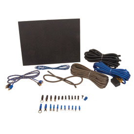 SSV Works 8 Gauge Amplifier Wiring Kit with Mounting Brackets