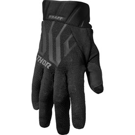 Thor Draft Gloves Small Black/Charcoal