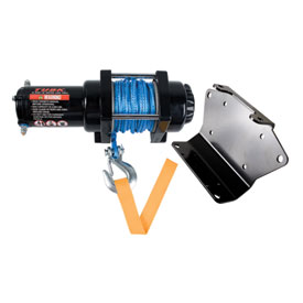 Tusk Winch with Synthetic Rope and Mount Plate 3500 lb.