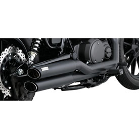 Vance & Hines Twin Slash Staggered Motorcycle Exhaust System