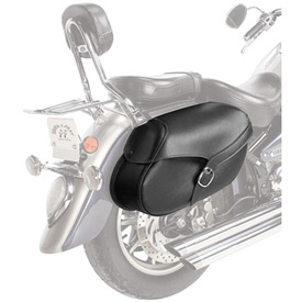 Willie & Max Synthetic Leather Throwover Motorcycle Saddlebags - Large