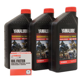 Yamalube Oil Change Kit  10W-40