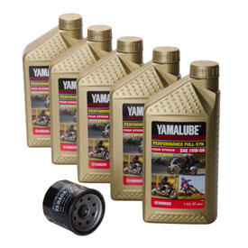 Yamalube Synthetic 15W-50 Oil Change Kit