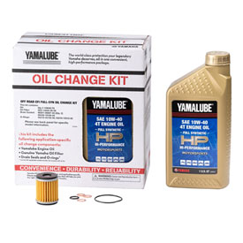 Yamalube Synthetic Oil Change Kit  10W-40