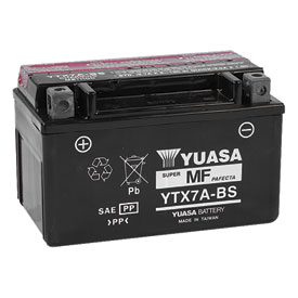 YUASA No Maintenance Battery with Acid YTX7ABS