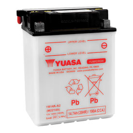 YUASA Standard Battery without Acid YB14AA2