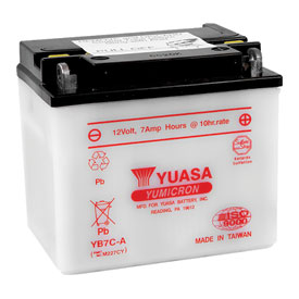 YUASA Standard Battery without Acid YB7CA