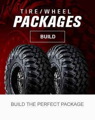 graphic, tire and wheel packages, link, build, graphic, two UTV tires mounted on wheels, build the perfect package