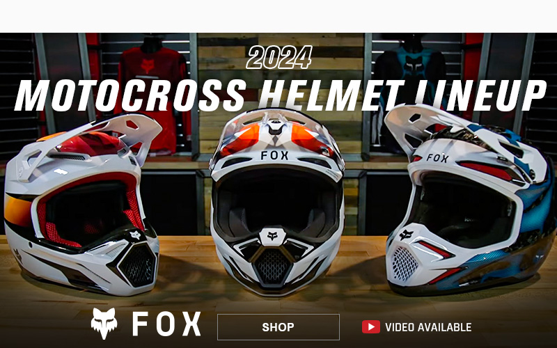 2024 Fox Motocross Helmet Lineup - Video available - SHOP