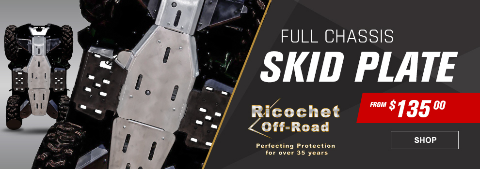 Ricochet ATV Full Chassis Skid Plate