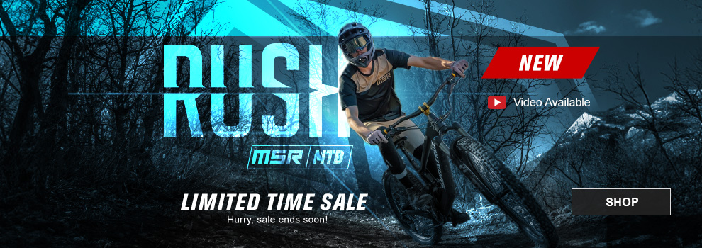 MSR Rush MTB Gear - Limited Time Sale - Hurry, sale ends soon! - NEW - Video available - SHOP