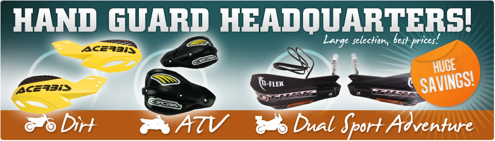 Hand Guard Headquaters - Dirt - ATV - Dual Sport Adventure, Huge Savings, large selection, best prices!