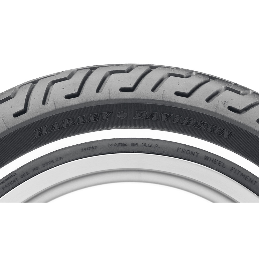 dunlop d402 harley davidson whitewall front tire