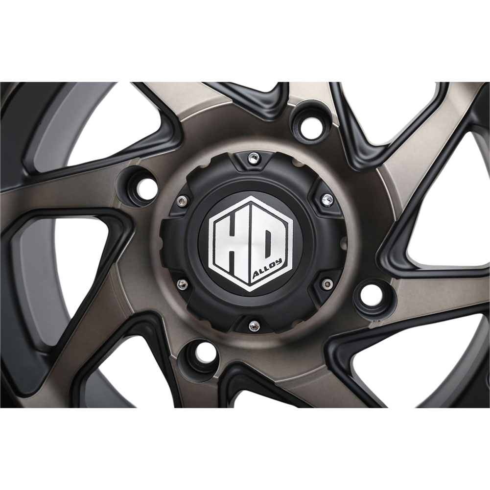 4//137 STI HD5 Beadlock Wheel 14x7 5.0 2.0 Machined//Black for Can-Am Commander E XT 2015