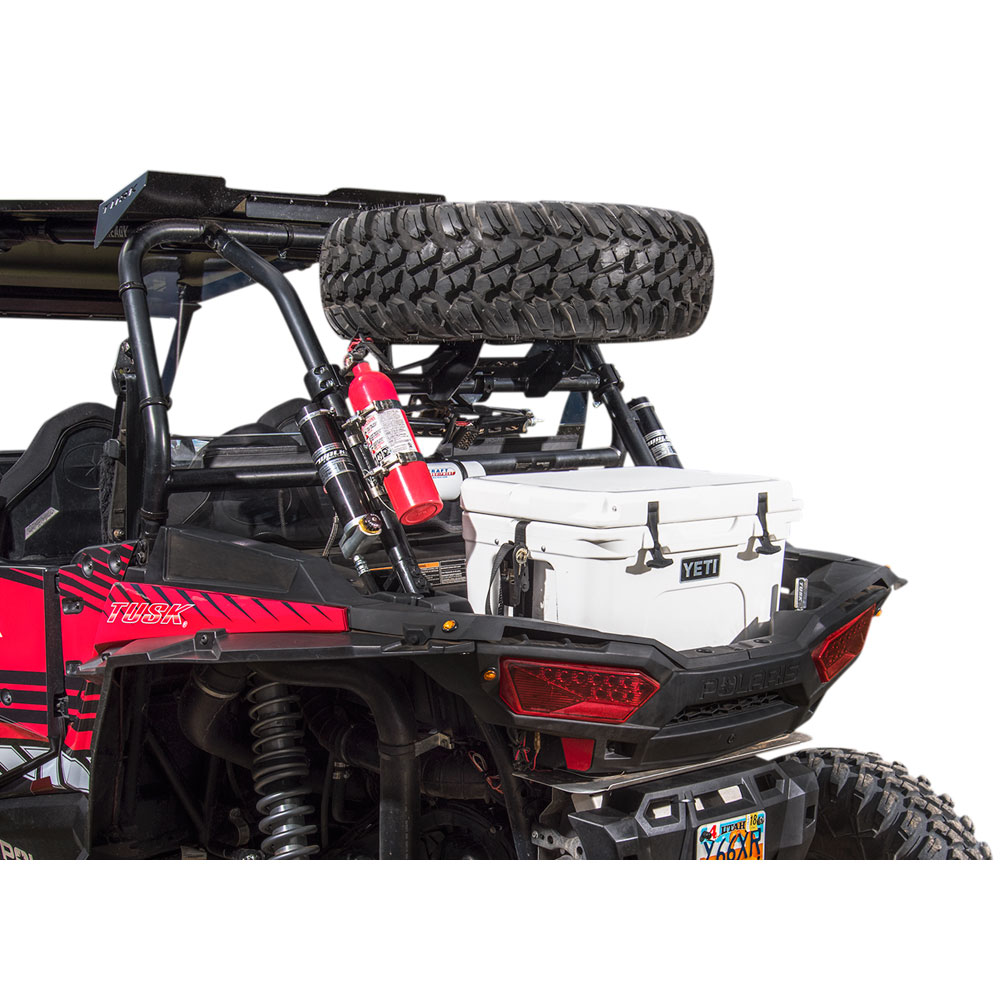 Tusk Spare Tire Carrier Scissor Jack Kit For POLARIS RZR XP 1000 / XP4 / TURBO - Picture 10 of 17