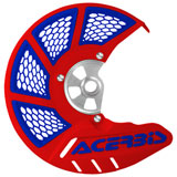 Acerbis X-Brake Vented Front Disc Cover with Mounting Kit Red/Blue