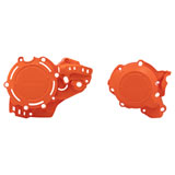 Acerbis X-Power Crankcase and Ignition/Clutch Cover Kit Orange