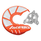 Acerbis X-Brake Vented Front Disc Cover with Mounting Kit 16 KTM Orange/White