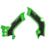 Acerbis X-Grip Frame Guards Green/Black