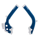 Acerbis X-Grip Frame Guards White/Blue