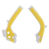 Acerbis X-Grip Frame Guards White/Yellow