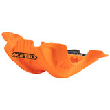 Acerbis Plastic Offroad Skid Plate with Linkage Guard Orange/Black