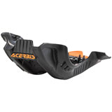 Acerbis Plastic Offroad Skid Plate with Linkage Guard Black/16 KTM Orange