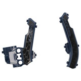 Acerbis X-Grip Frame Guards Blue/Black
