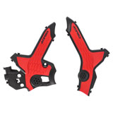 Acerbis X-Grip Frame Guards Black/Red