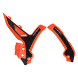 Acerbis X-Grip Frame Guards 16 KTM Orange/Black