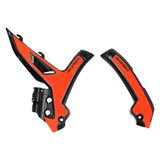 Acerbis X-Grip Frame Guards Black/16 KTM Orange