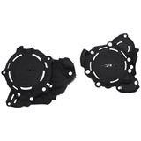 Acerbis X-Power Crankcase and Ignition/Clutch Cover Kit Black