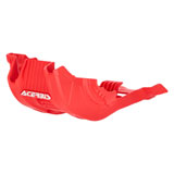 Acerbis Plastic Offroad Skid Plate with Linkage Guard Red