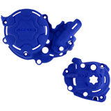 Acerbis X-Power Crankcase and Ignition/Clutch Cover Kit Blue