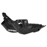 Acerbis Plastic Offroad Skid Plate with Linkage Guard Black