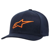 Alpinestars Ageless Curve Stretch Fit Hat Navy/Orange