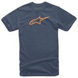 Alpinestars Ageless Classic T-Shirt Navy/Orange
