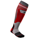 Alpinestars MX Plus-1 Socks Red/Grey