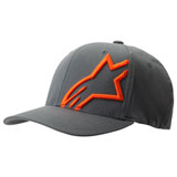 Alpinestars Corp Shift 2 Flex Fit Hat Charcoal/Orange