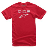 Alpinestars Ride 2.0 T-Shirt Red/White