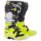 Alpinestars Tech 7 LE AMS21 Boots Black/Yellow Flou/White