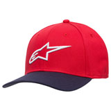 Alpinestars Ageless Curve Stretch Fit Hat Red/Navy
