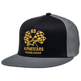 Alpinestars Double Check Flex Fit Hat Black/Charcoal/Yellow