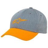 Alpinestars Subtle Snapback Hat Grey Heat/Gold