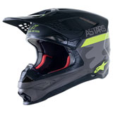 Alpinestars Supertech M10 AMS21 MIPS Helmet Grey/Yellow Fluo/Black