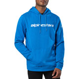 Alpinestars Linear Hooded Sweatshirt Bright Blue/White