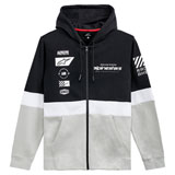 Alpinestars Position Zip-Up Hooded Sweatshirt Black/White/Silver