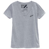 Alpinestars Women's Ageless V-Neck T-Shirt Grey Heather