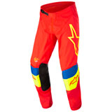 Alpinestars Techstar Quadro Pants Bright Red/Yellow Fluo/Blue